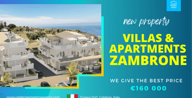 New Villas and Apartments for Sale on the Coast of the Gods, Calabria